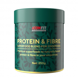 ICONFIT Smoothie Protein & Fibre (juoadųjų serbentų, 250 g)
