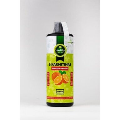 Healthy choice L-Karnitinas apelsinų skonio, 1000ml