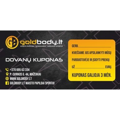 Dovanų kuponas 45 Eur