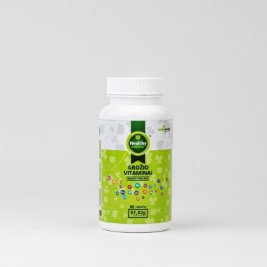 Grožio vitaminai „Healthy Choice“ 60 tablečių