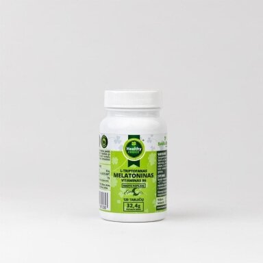 Healthy choice Melatoninas + Tryptofan + B6 120 tablečių