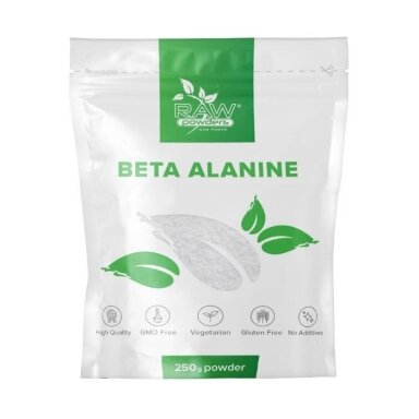 Raw Powders Beta Alanine 250 g - 62 porcijos
